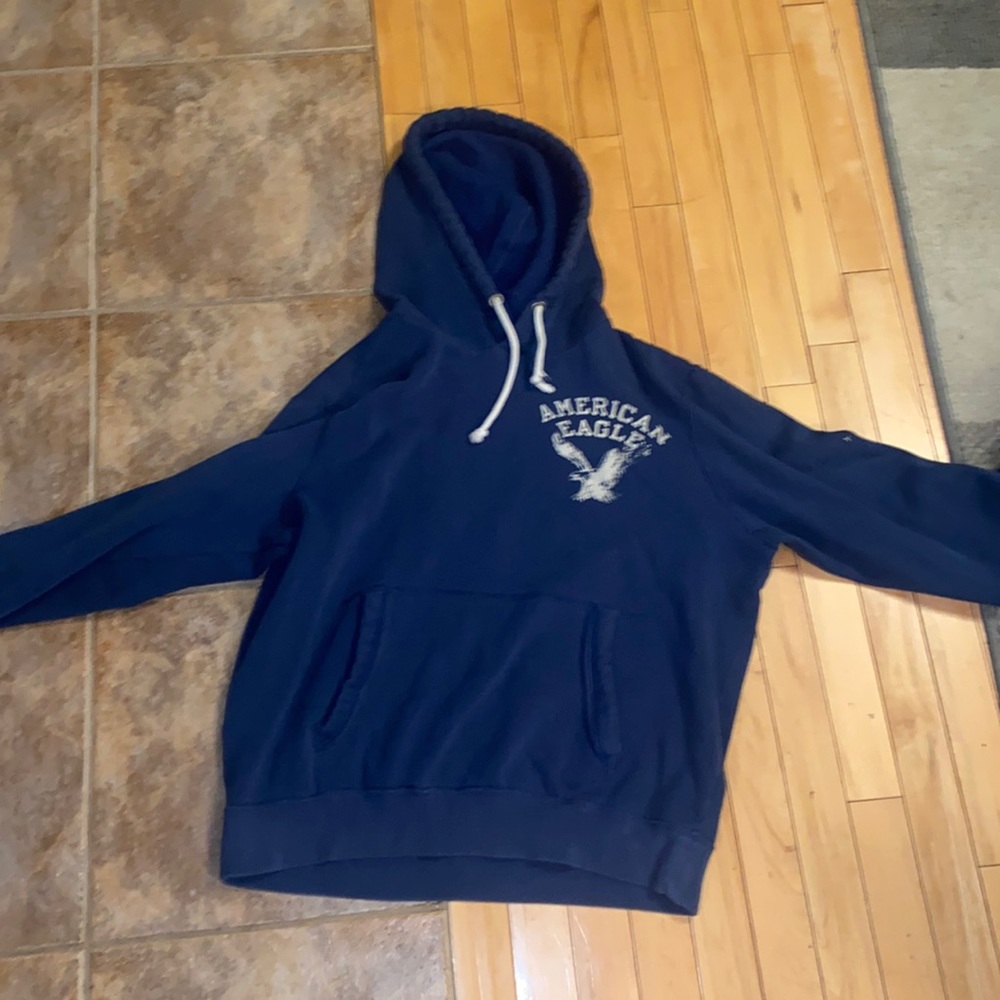 Navy blue hoodie